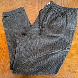 Open Edit Men's Black Checkered Joggers